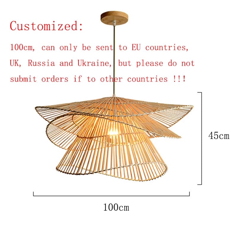 suspension rotin fleur